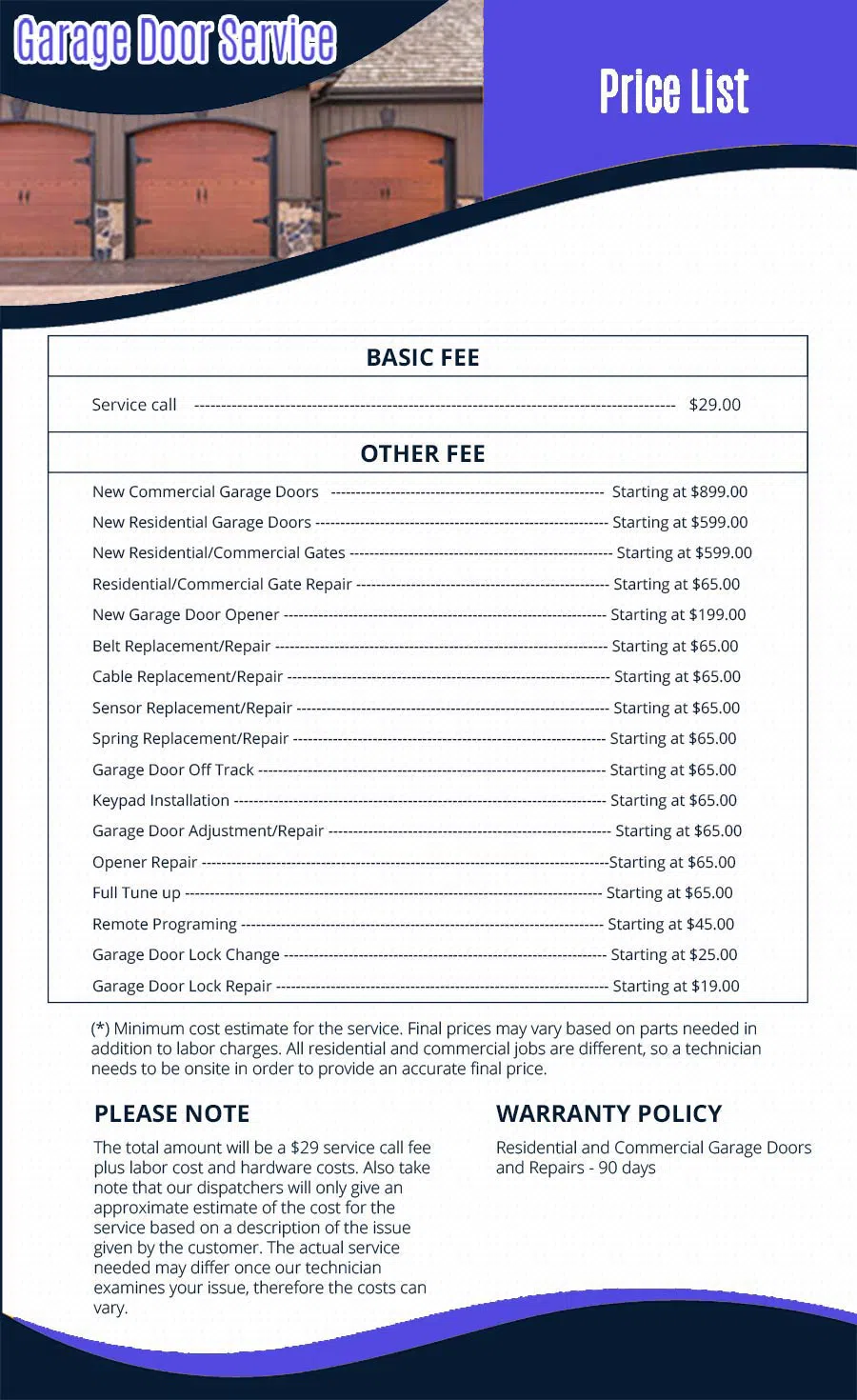 Neighborhood Garage Door Service Henderson, NV 702-485-4588